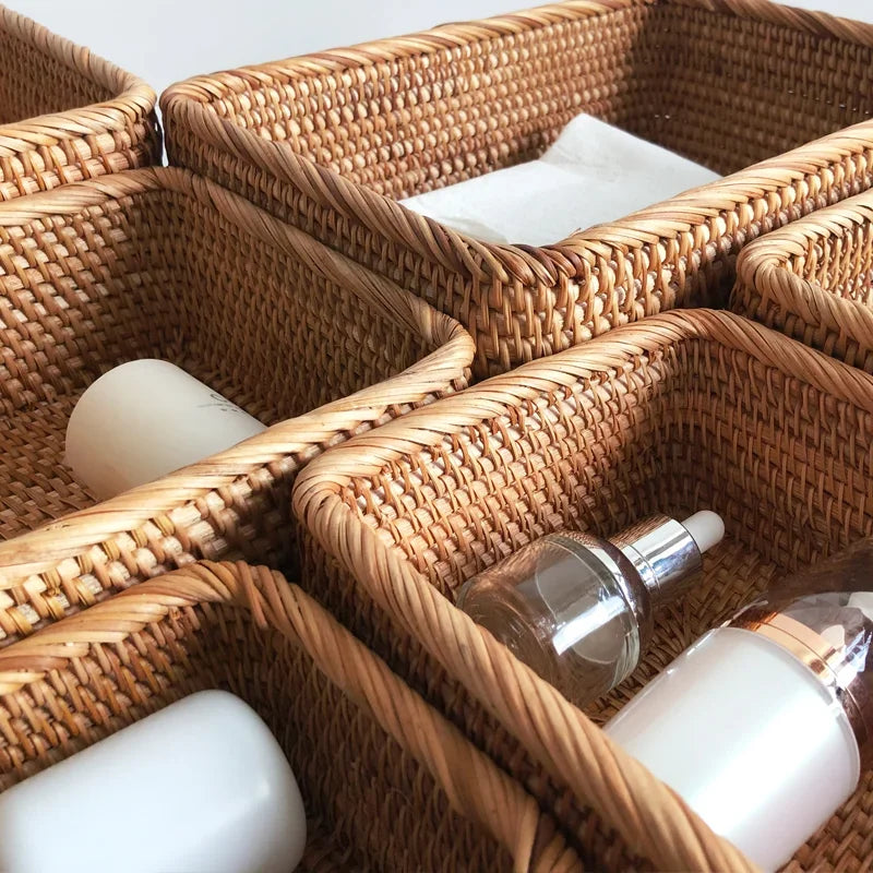 Rattan Cestos Organizadores – Organização com Estilo e Charme Natural
