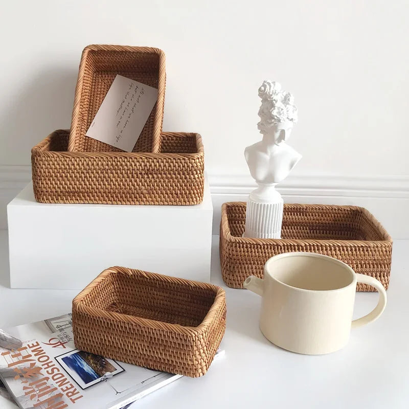 Rattan Cestos Organizadores – Organização com Estilo e Charme Natural